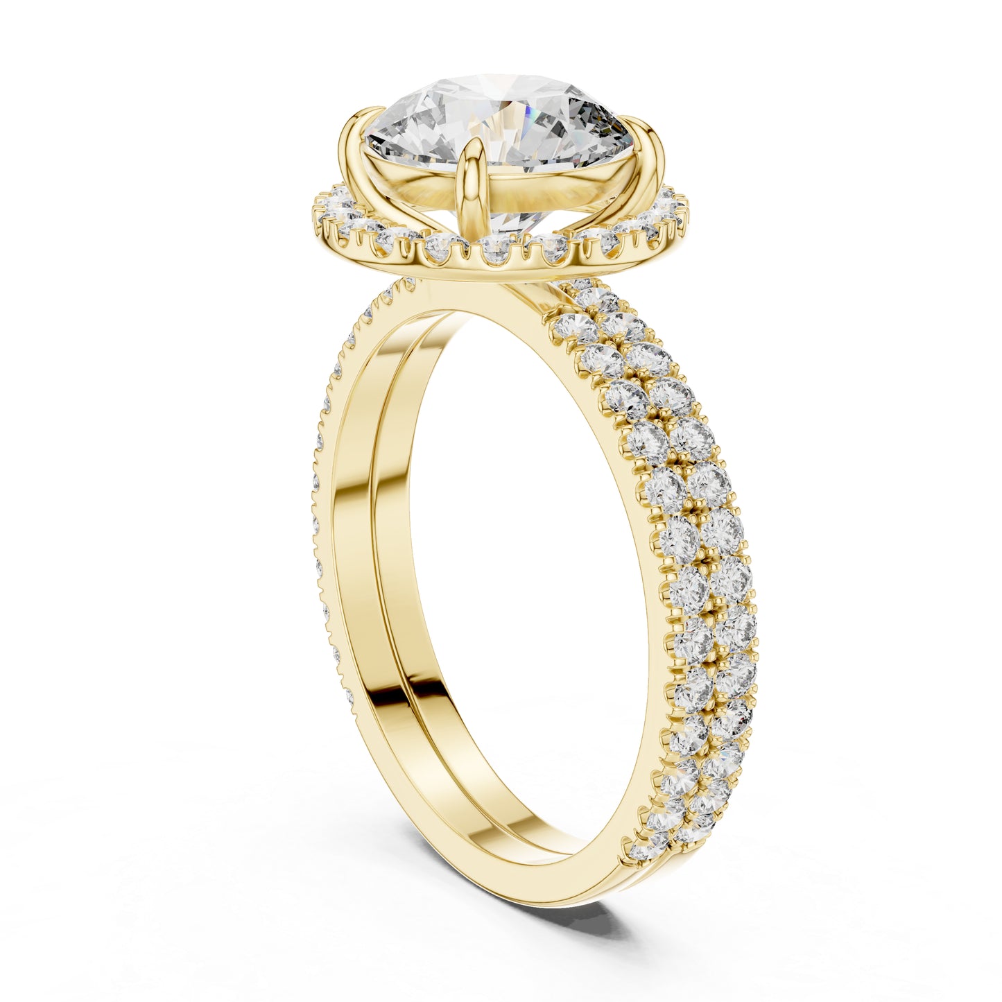 Women’s Everyday Round Lab-Grown Diamond Ring in 14K Yellow Gold - Pure Carat