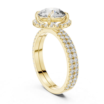 Women’s Everyday Round Lab-Grown Diamond Ring in 14K Yellow Gold - Pure Carat