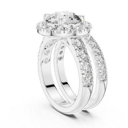 Round Lab-Grown Diamond Engagement Ring in 18K Rose Gold for Women – Pure Carat