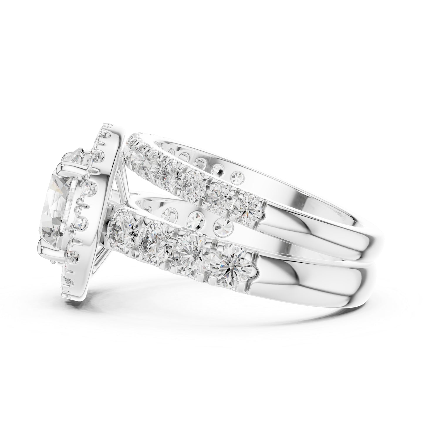 Round Lab-Grown Diamond Engagement Ring in 18K Rose Gold for Women – Pure Carat