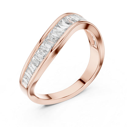 Pure Carat 18K Yellow Gold Bug Cut Lab-Grown Diamond Ring – Women’s Office Jewellery