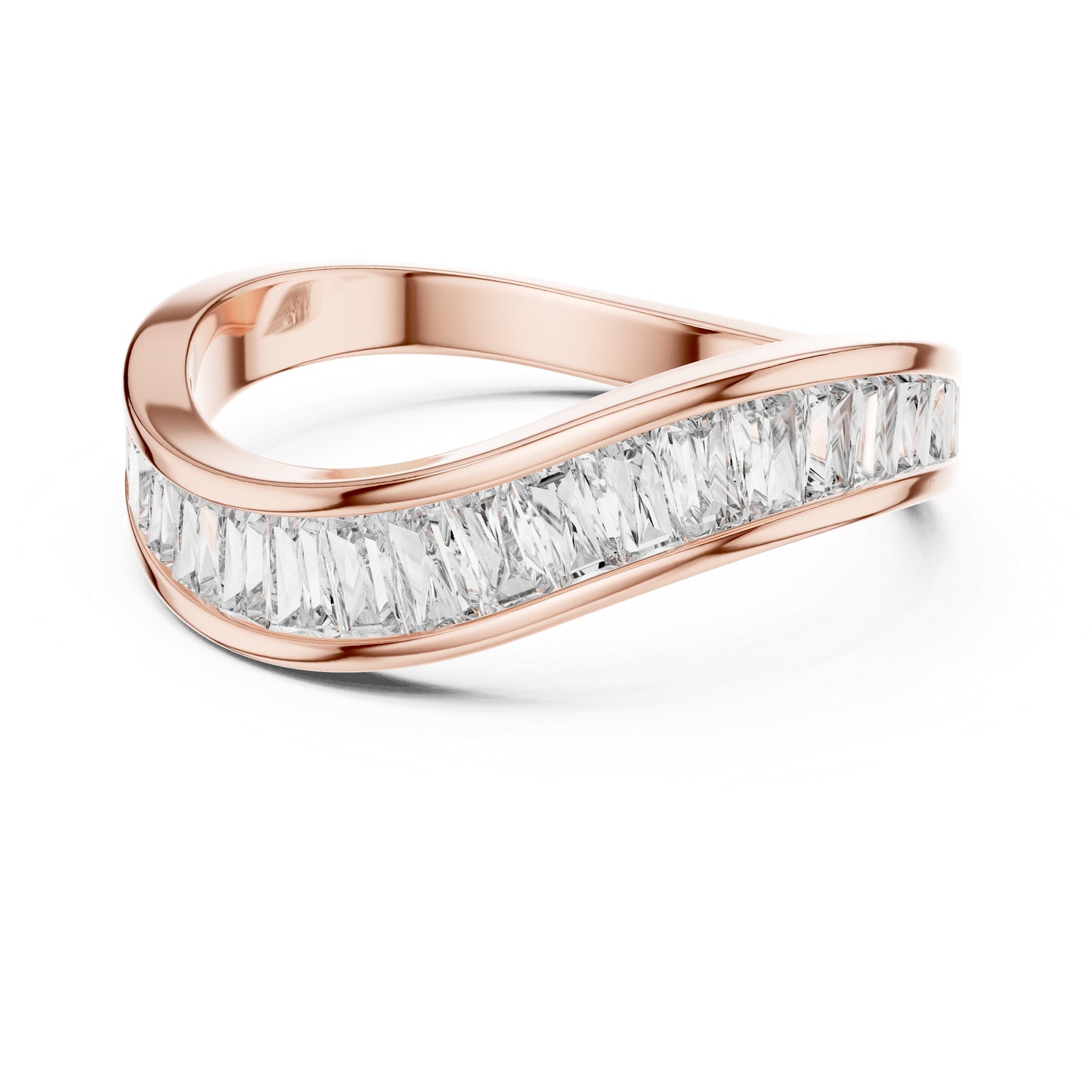 Pure Carat 18K Yellow Gold Bug Cut Lab-Grown Diamond Ring – Women’s Office Jewellery