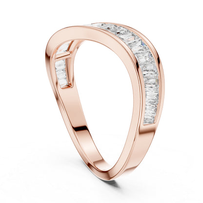 Pure Carat 18K Yellow Gold Bug Cut Lab-Grown Diamond Ring – Women’s Office Jewellery