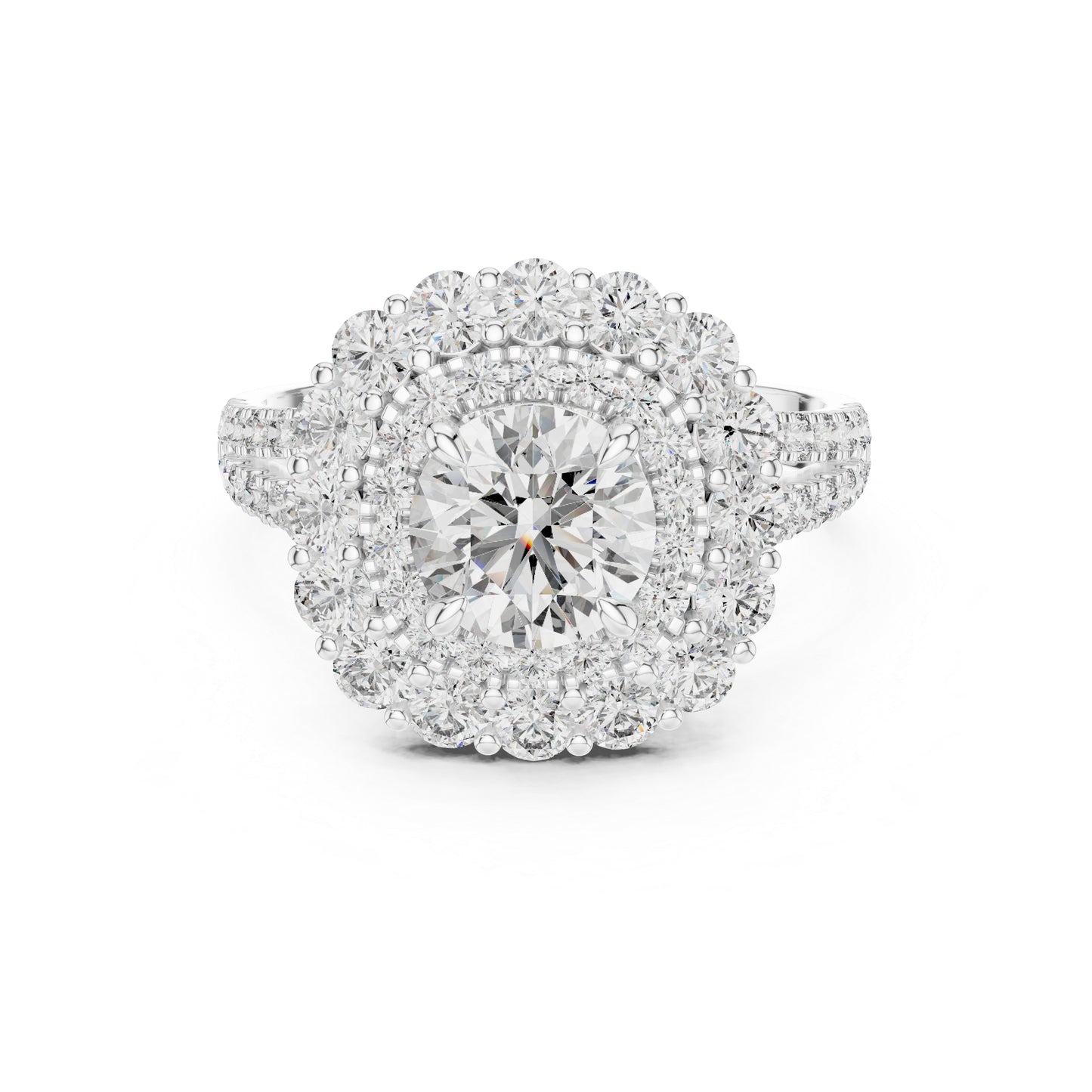 Women’s Wedding Round Lab-Grown Diamond Ring in 14K Yellow Gold - Pure Carat