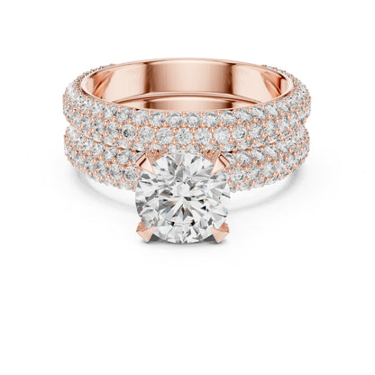 14K White Gold Round Cut Diamond Solitaire Ring for Women – Bridal Collection - Pure Carat