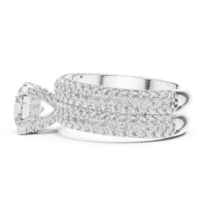 14K White Gold Round Cut Diamond Solitaire Ring for Women – Bridal Collection - Pure Carat