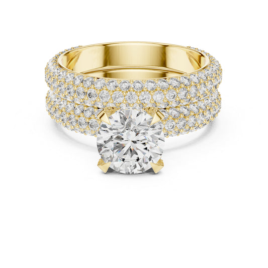 14K White Gold Round Cut Diamond Solitaire Ring for Women – Bridal Collection - Pure Carat