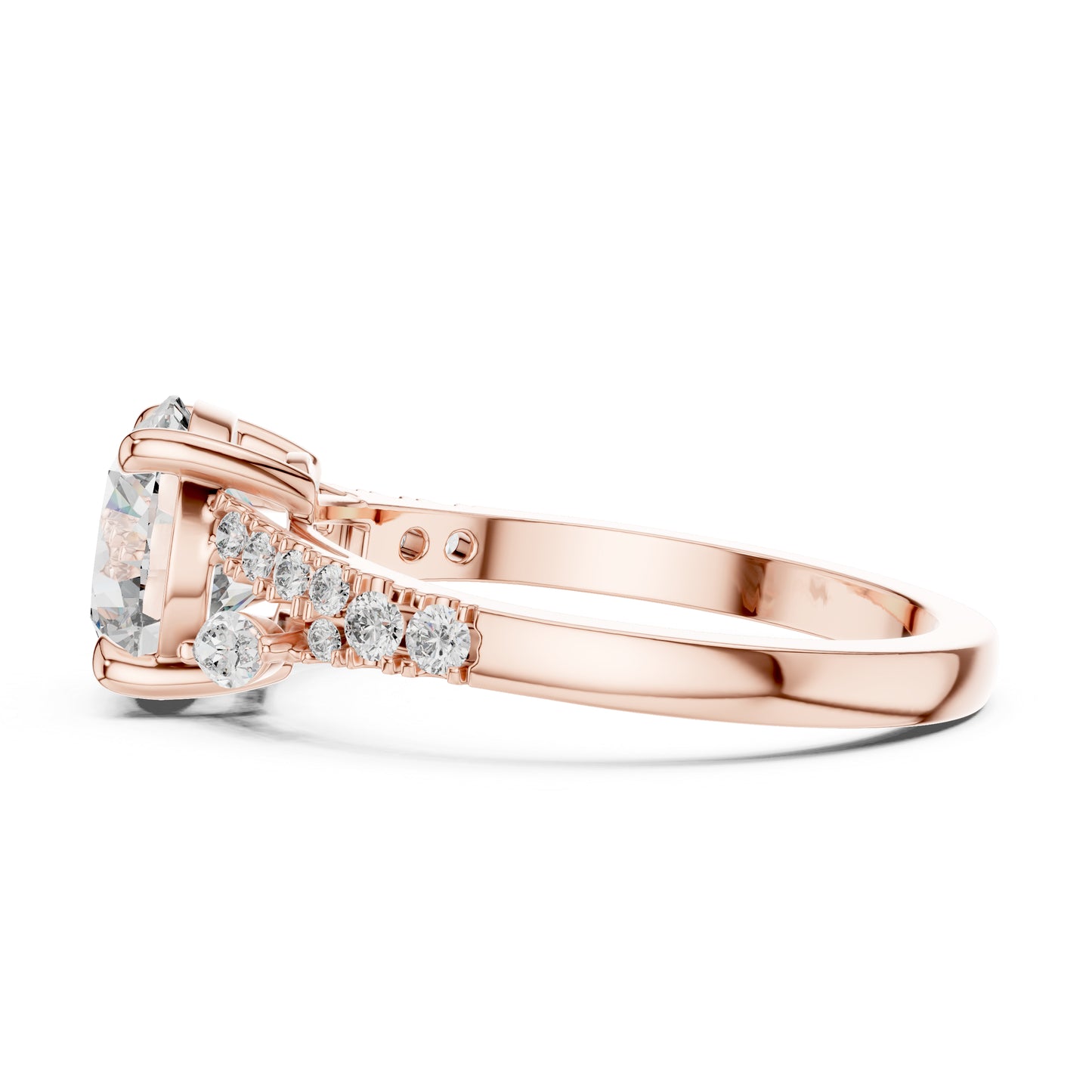 14K Yellow Gold Marquise & Round Cut Diamond Ring for Women – Office Wear - Pure Carat
