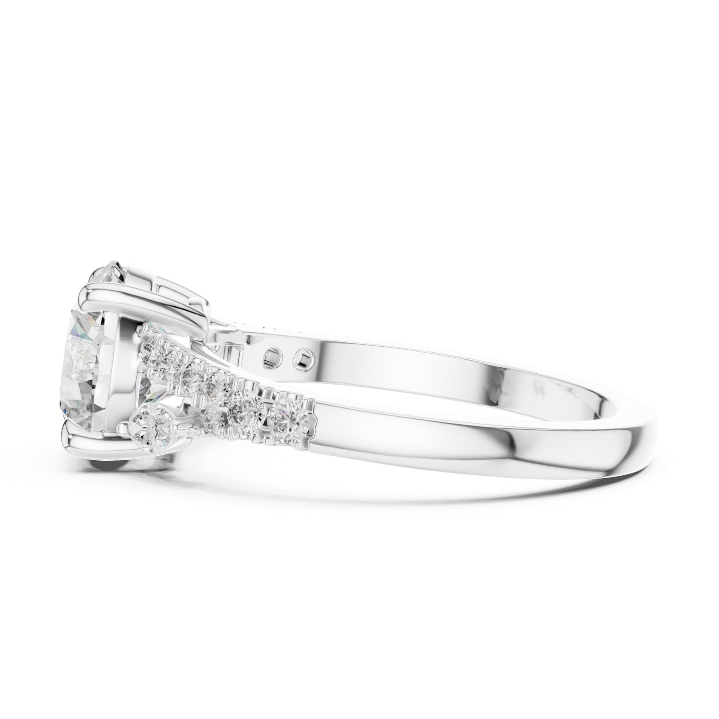 14K Yellow Gold Marquise & Round Cut Diamond Ring for Women – Office Wear - Pure Carat