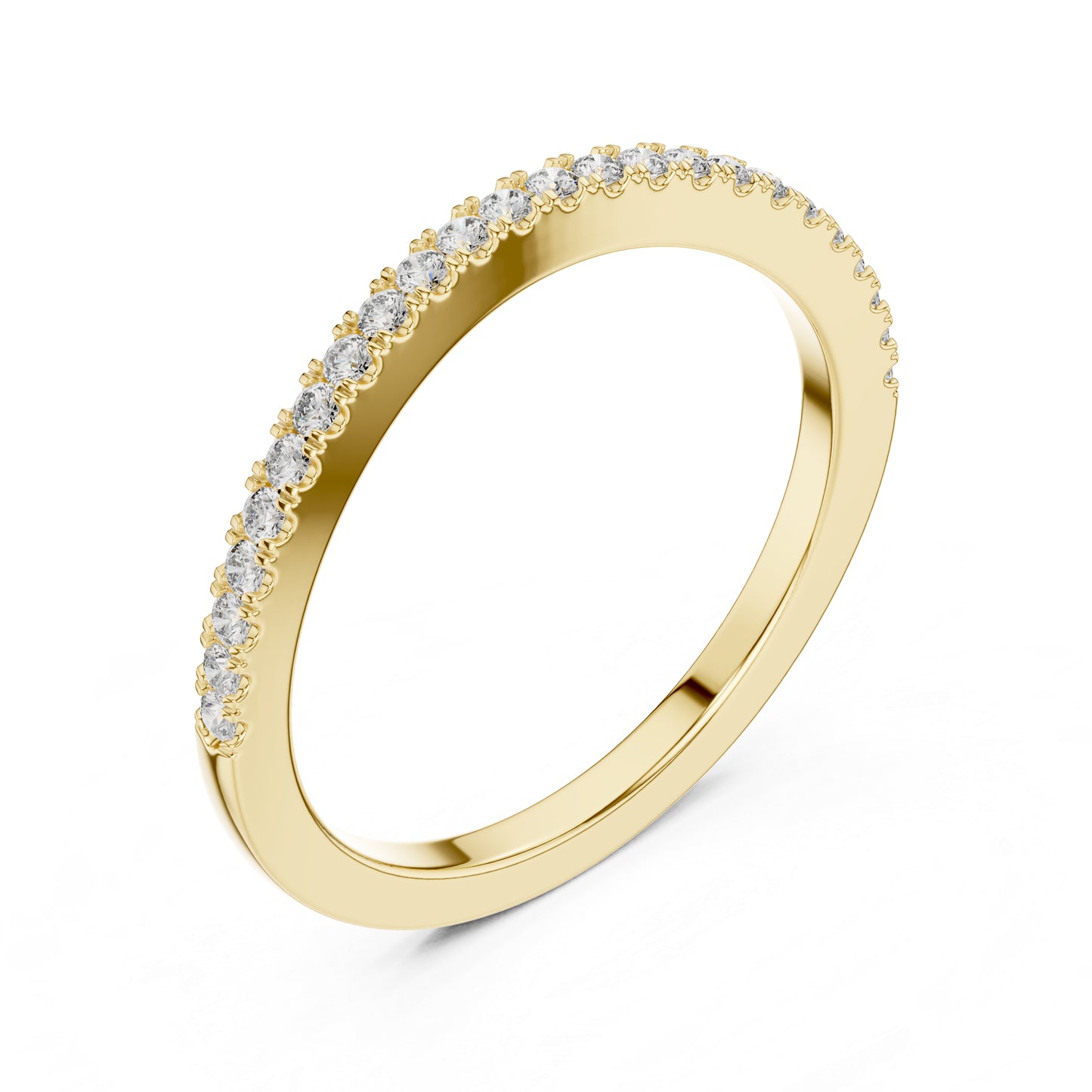 18K Rose Gold Round Lab-Grown Diamond Ring for Women - Wedding Jewellery - Pure Carat