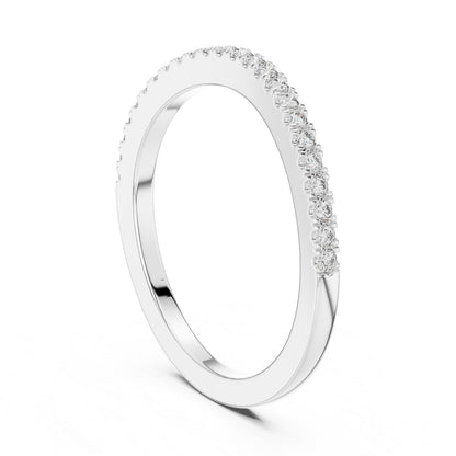 18K Rose Gold Round Lab-Grown Diamond Ring for Women - Wedding Jewellery - Pure Carat