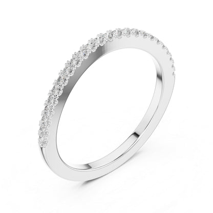 18K Rose Gold Round Lab-Grown Diamond Ring for Women - Wedding Jewellery - Pure Carat