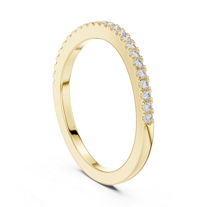 18K Rose Gold Round Lab-Grown Diamond Ring for Women - Wedding Jewellery - Pure Carat