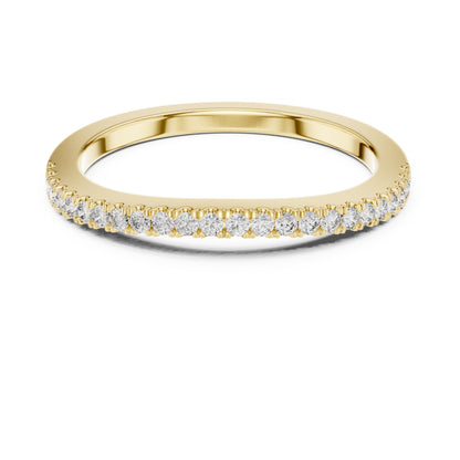18K Rose Gold Round Lab-Grown Diamond Ring for Women - Wedding Jewellery - Pure Carat
