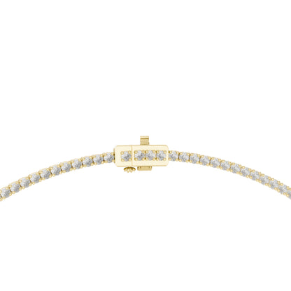 14k Yellow Gold Pear/Round Lab-Grown Diamond Everyday Wear Necklace for Women | Pure Carat