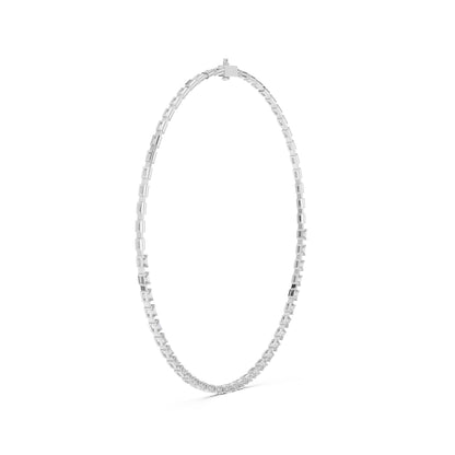 14k Yellow Gold Emerald Lab-Grown Diamond Engagement Necklace for Women | Pure Carat