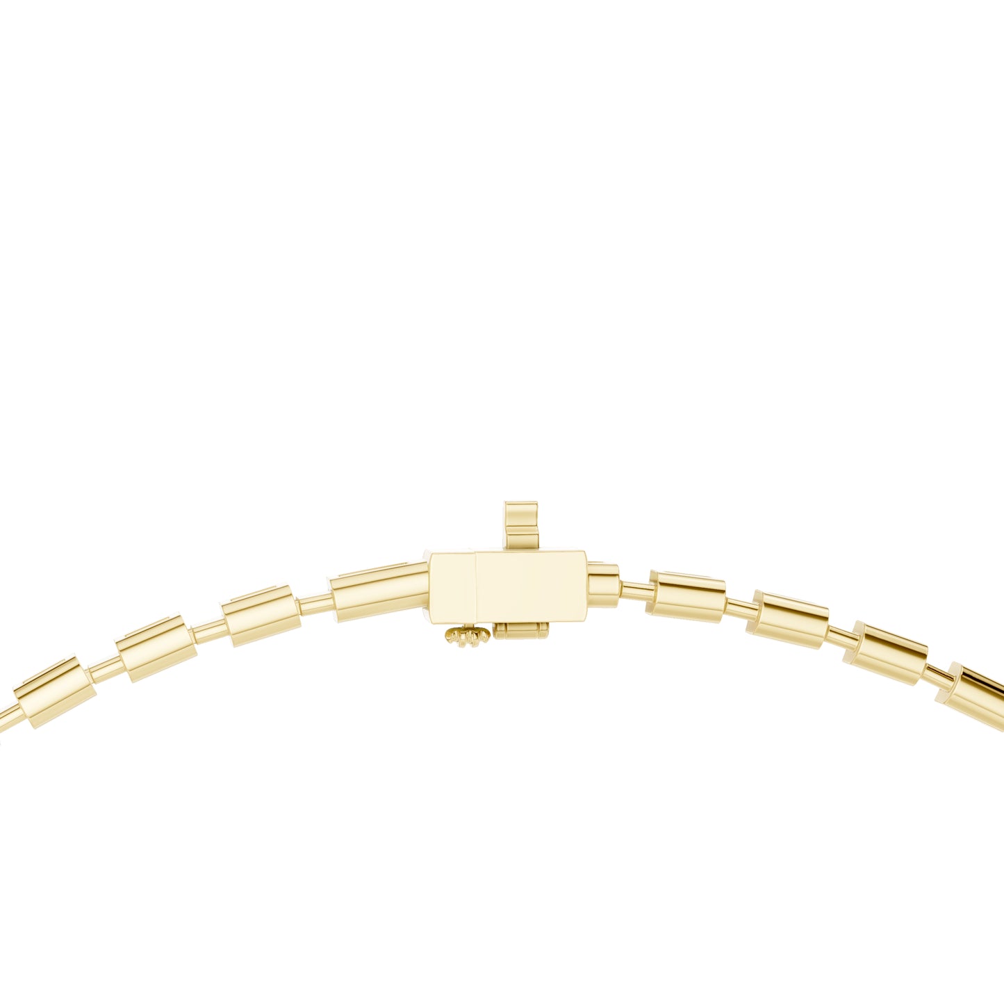 14k Yellow Gold Emerald Lab-Grown Diamond Engagement Necklace for Women | Pure Carat