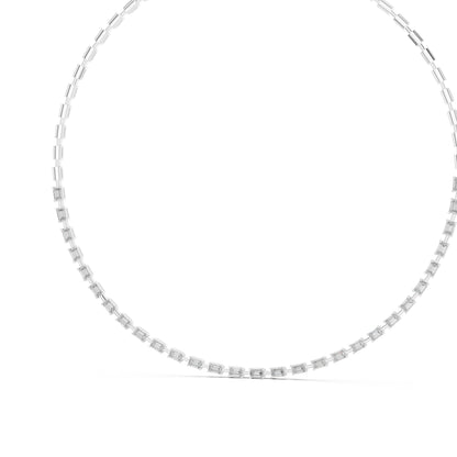 14k Yellow Gold Emerald Lab-Grown Diamond Engagement Necklace for Women | Pure Carat