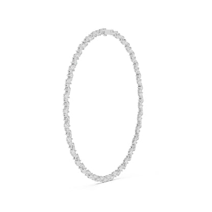 14k White Gold Pear/Round Lab-Grown Diamond Anniversary Gift Necklace | Pure Carat