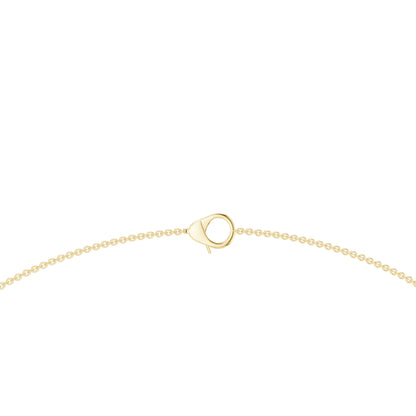 14k Yellow Gold Emerald/Marquise Cut Diamond Office Wear Necklace for Women | Pure Carat