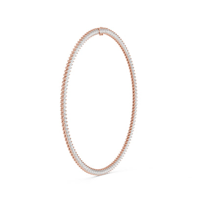 18k Yellow Gold Marquise Lab-Grown Diamond Everyday Wear Necklace for Women | Pure Carat