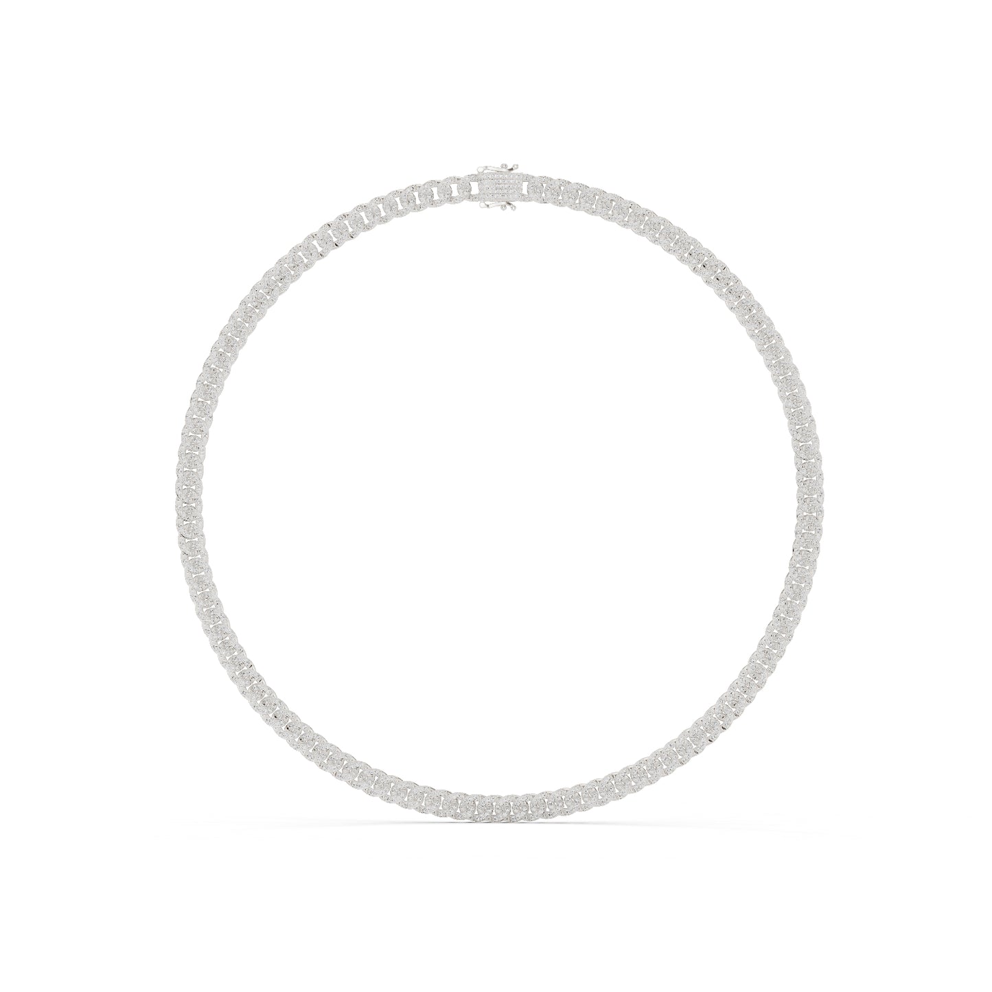 14k Yellow Gold Round Lab-Grown Diamond Office Wear Necklace for Women | Pure Carat