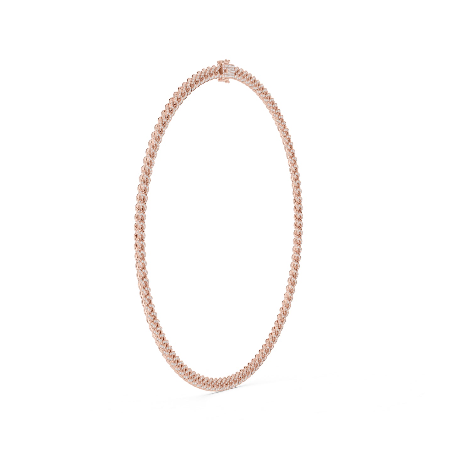 14k Yellow Gold Round Lab-Grown Diamond Office Wear Necklace for Women | Pure Carat