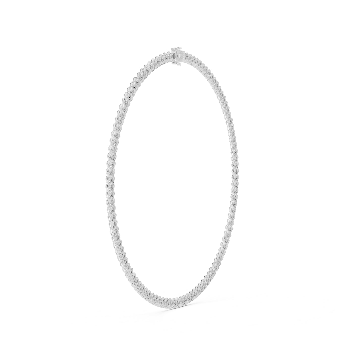 14k Yellow Gold Round Lab-Grown Diamond Office Wear Necklace for Women | Pure Carat