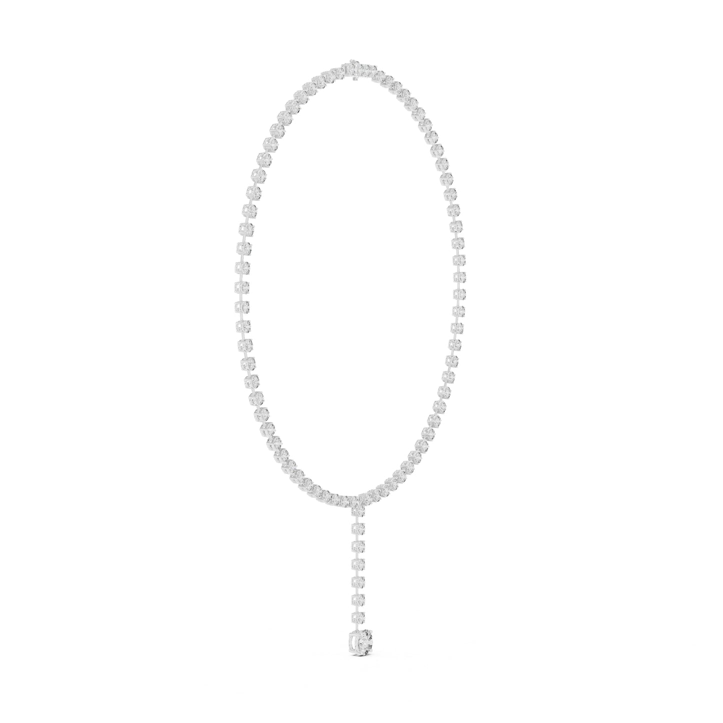 18k Yellow Gold Round Lab-Grown Diamond Anniversary Gift Necklace for Women | Pure Carat