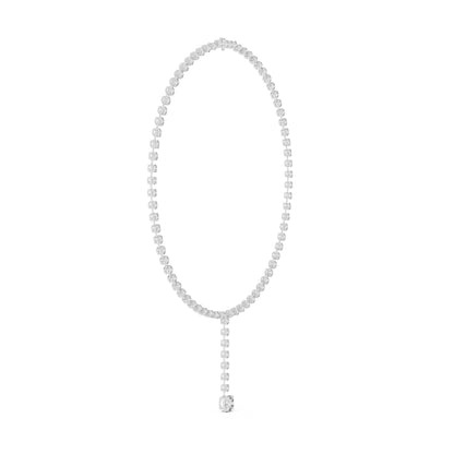 18k Yellow Gold Round Lab-Grown Diamond Anniversary Gift Necklace for Women | Pure Carat