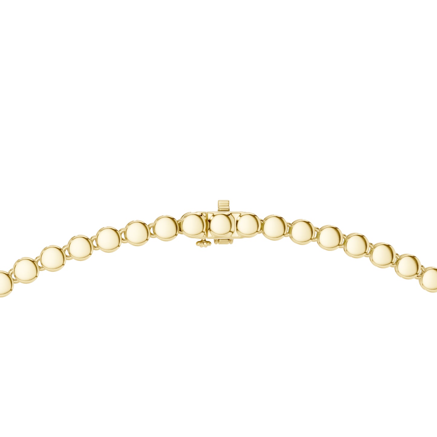 14k Yellow Gold Round Lab-Grown Diamond Bridal Necklace for Women | Pure Carat