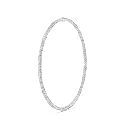 14k Yellow Gold Emerald Lab-Grown Diamond Office Wear Necklace for Women | Pure Carat