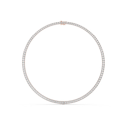 14k Yellow Gold Emerald Lab-Grown Diamond Office Wear Necklace for Women | Pure Carat