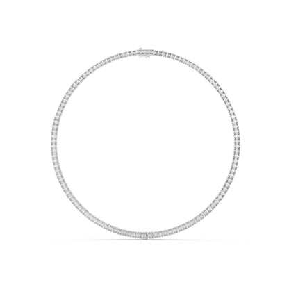 14k Yellow Gold Emerald Lab-Grown Diamond Office Wear Necklace for Women | Pure Carat