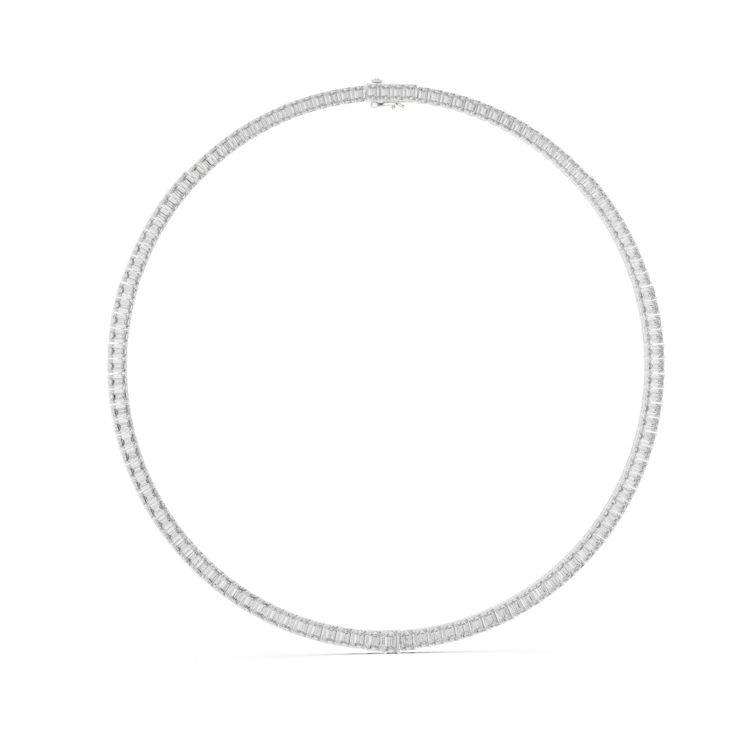 14k Yellow Gold Emerald Lab-Grown Diamond Office Wear Necklace for Women | Pure Carat