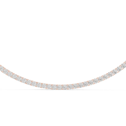 14k Yellow Gold Round Lab-Grown Diamond Office Wear Necklace for Women | Pure Carat