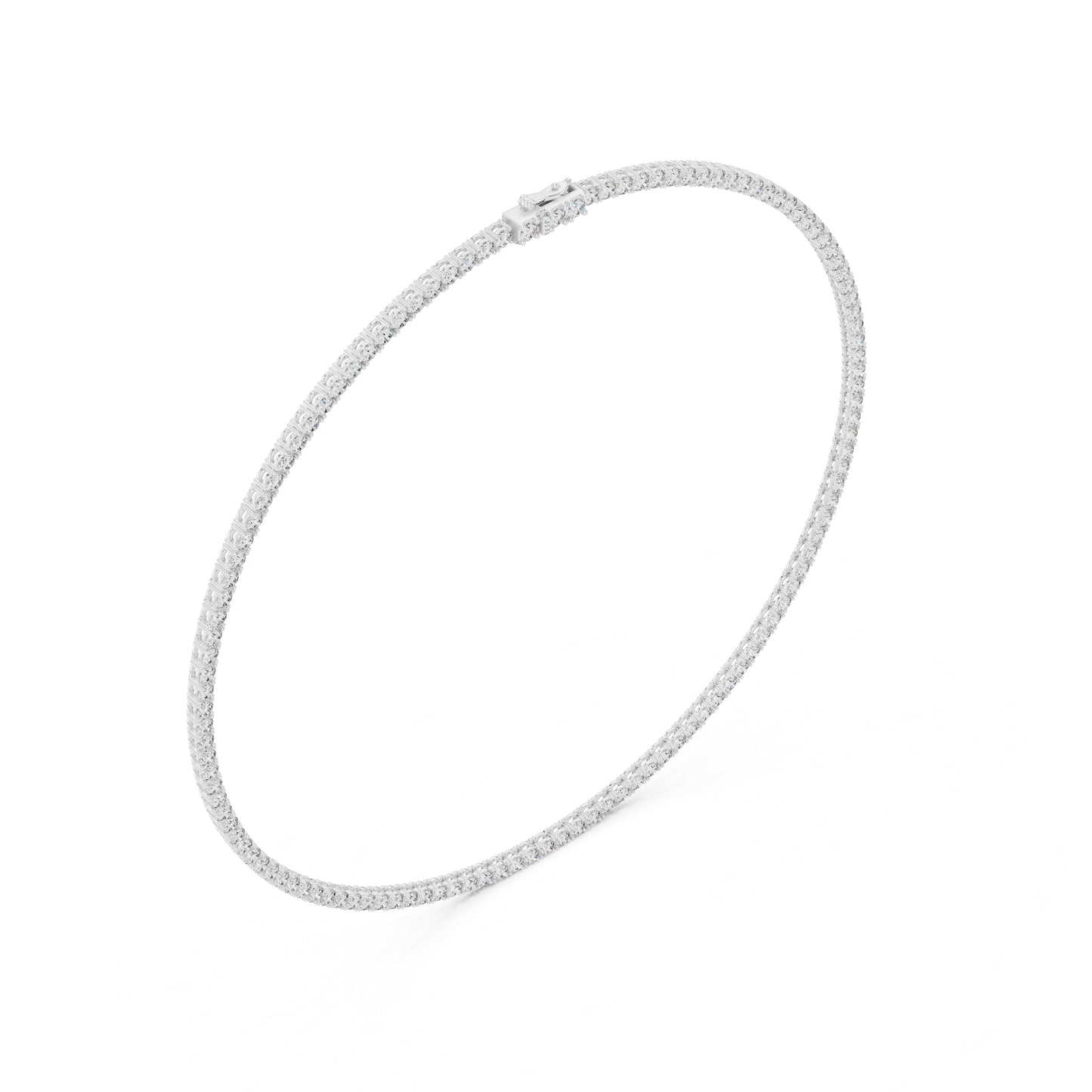 14k Yellow Gold Round Lab-Grown Diamond Office Wear Necklace for Women | Pure Carat