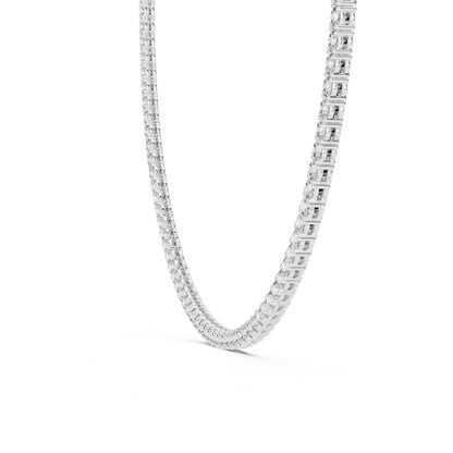 14k Yellow Gold Round Lab-Grown Diamond Office Wear Necklace for Women | Pure Carat