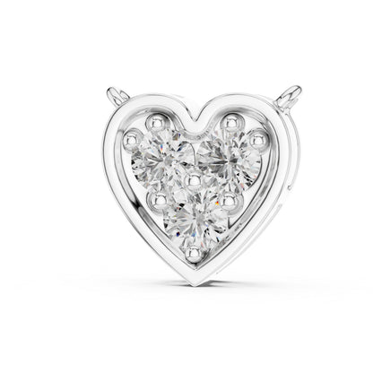 Pure Carat 18K Yellow Gold Pendant with Round Lab-Grown Diamond - Wedding Collection