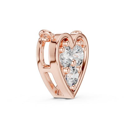 Pure Carat 18K Yellow Gold Pendant with Round Lab-Grown Diamond - Wedding Collection