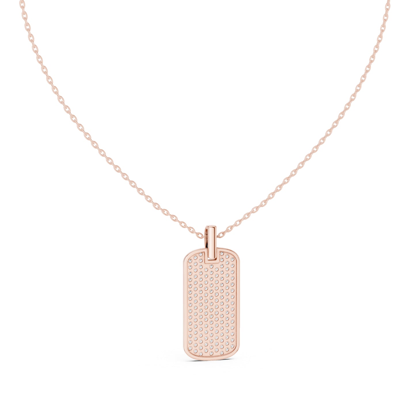 14K Rose Gold Round Lab-Grown Diamond Pendant for Women | Party Wear | Pure Carat