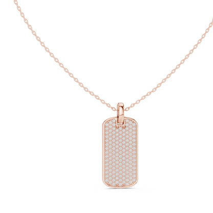 14K Rose Gold Round Lab-Grown Diamond Pendant for Women | Party Wear | Pure Carat