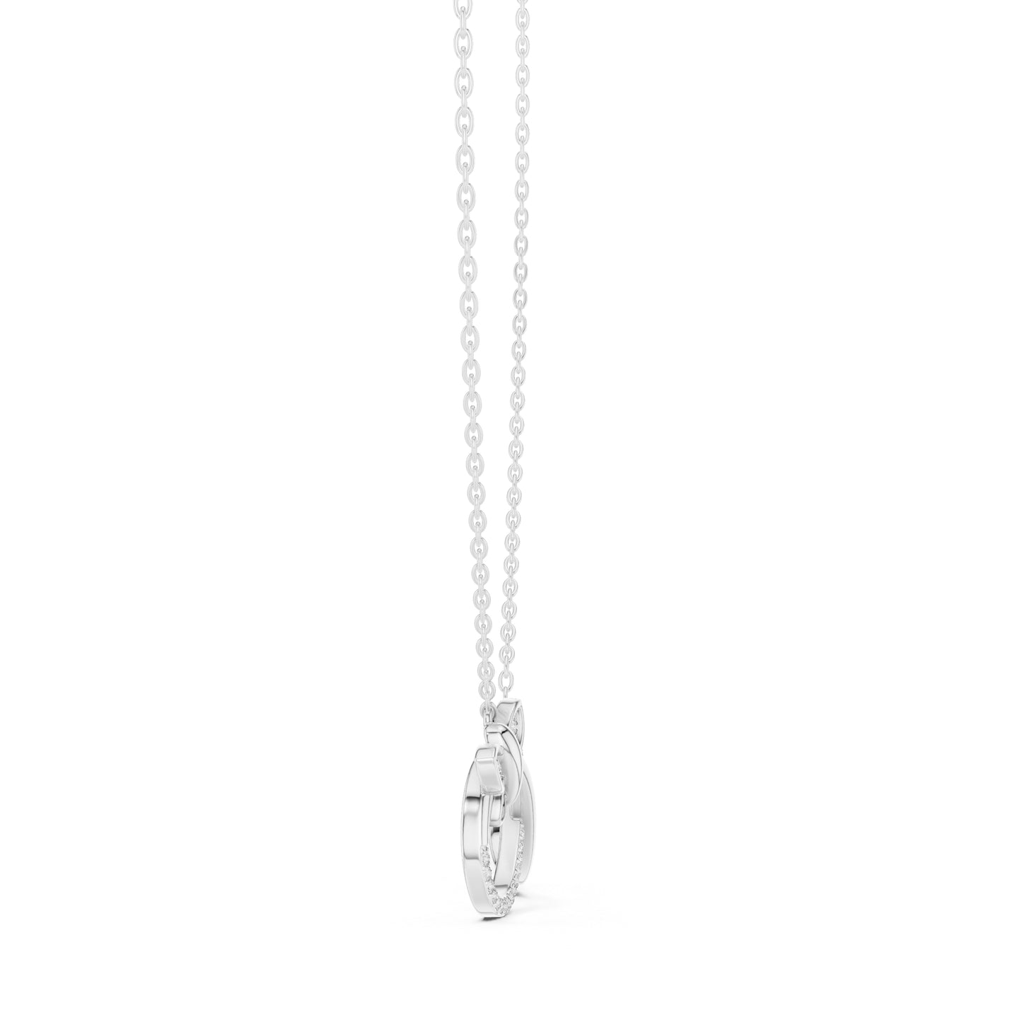 14K Yellow Gold Round Lab-Grown Diamond Pendant for Women | Party Wear | Pure Carat