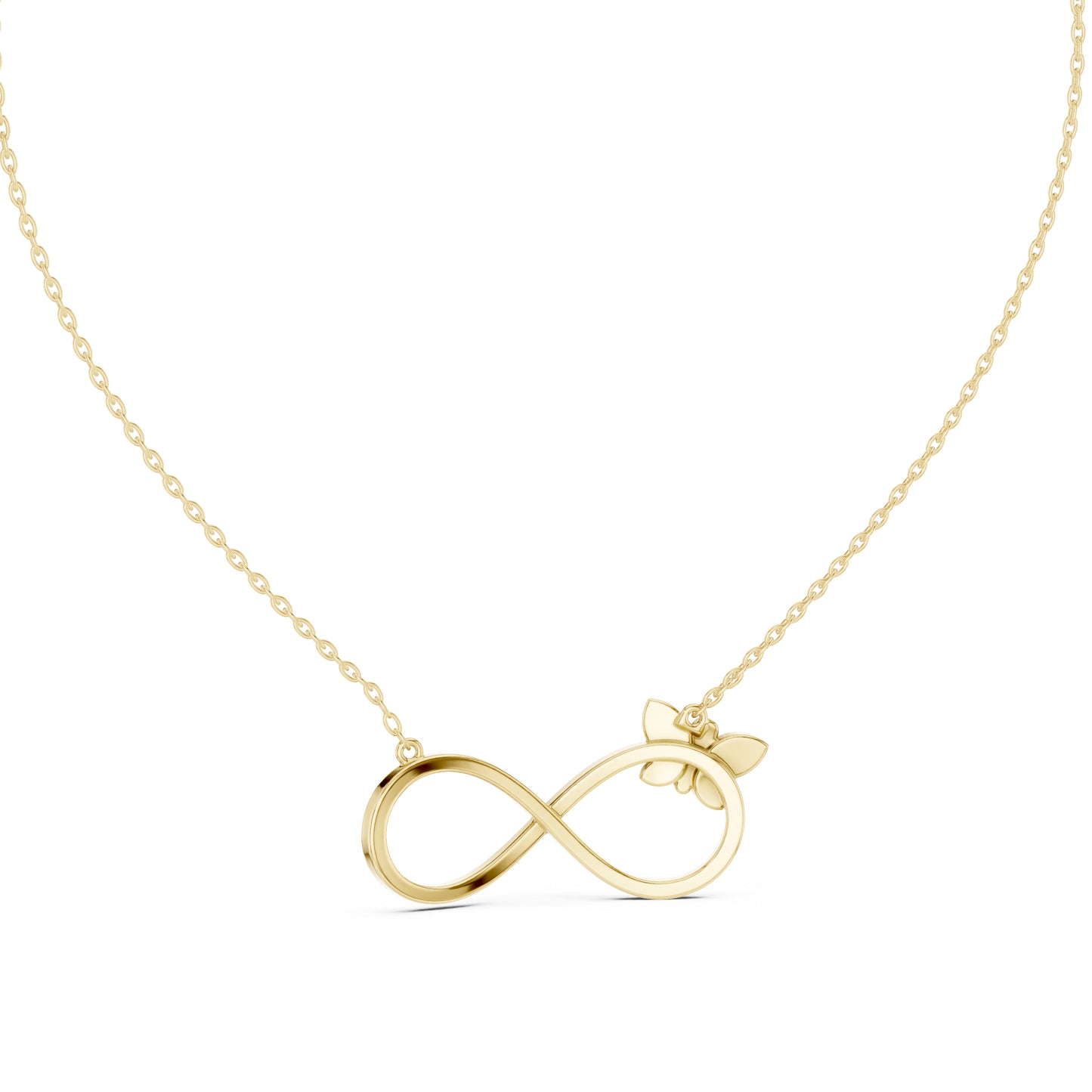 14K Yellow Gold Round Lab-Grown Diamond Pendant for Women | Party Wear | Pure Carat