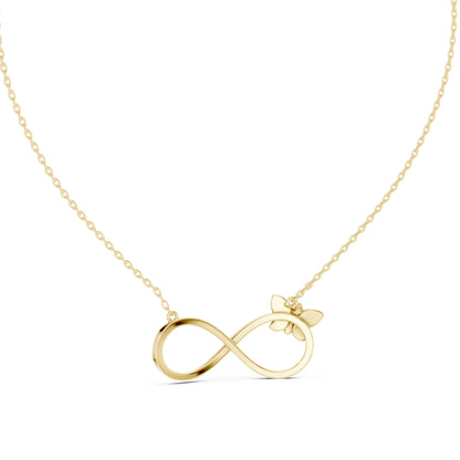 14K Yellow Gold Round Lab-Grown Diamond Pendant for Women | Party Wear | Pure Carat