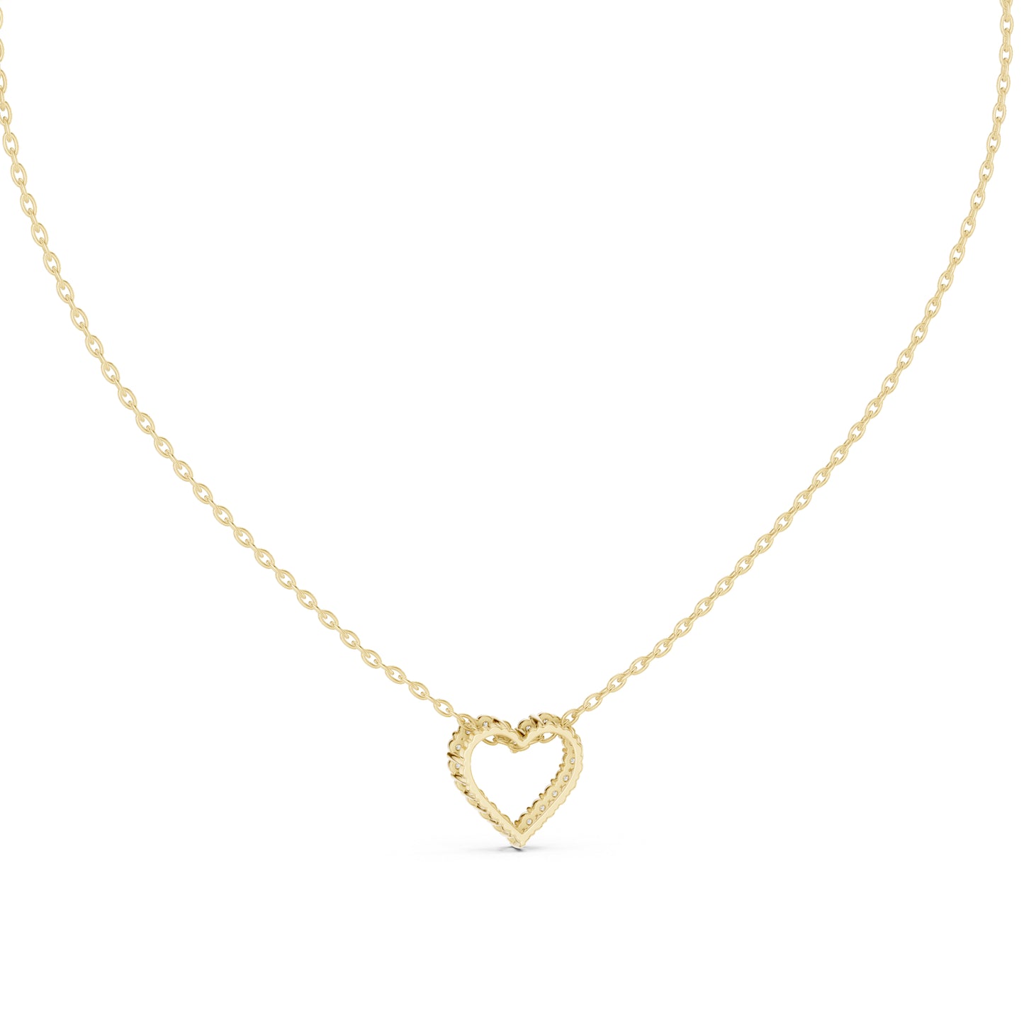 18K White Gold Round Lab-Grown Diamond Pendant for Women | Bridal Wear | Pure Carat