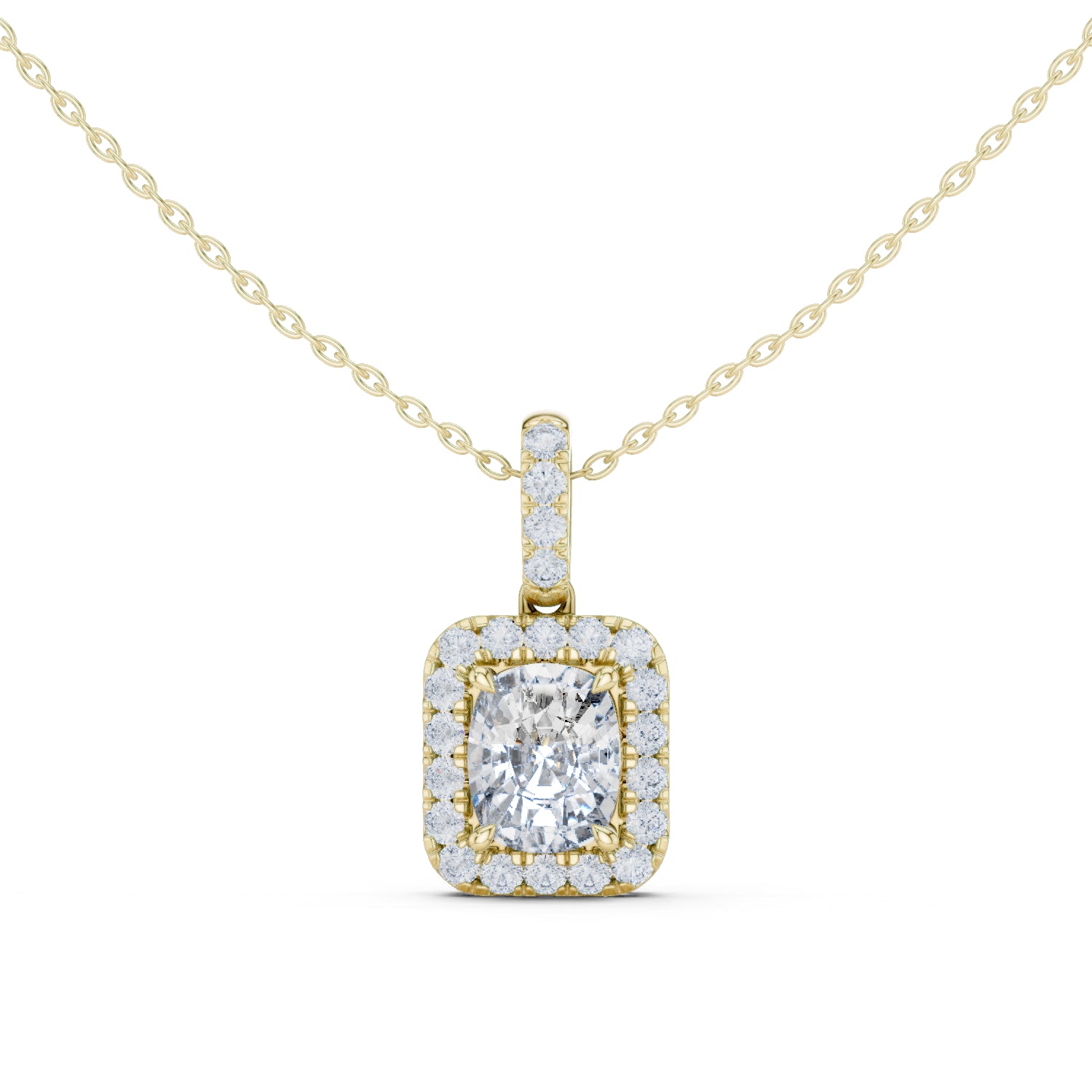 Round Diamond Pendant