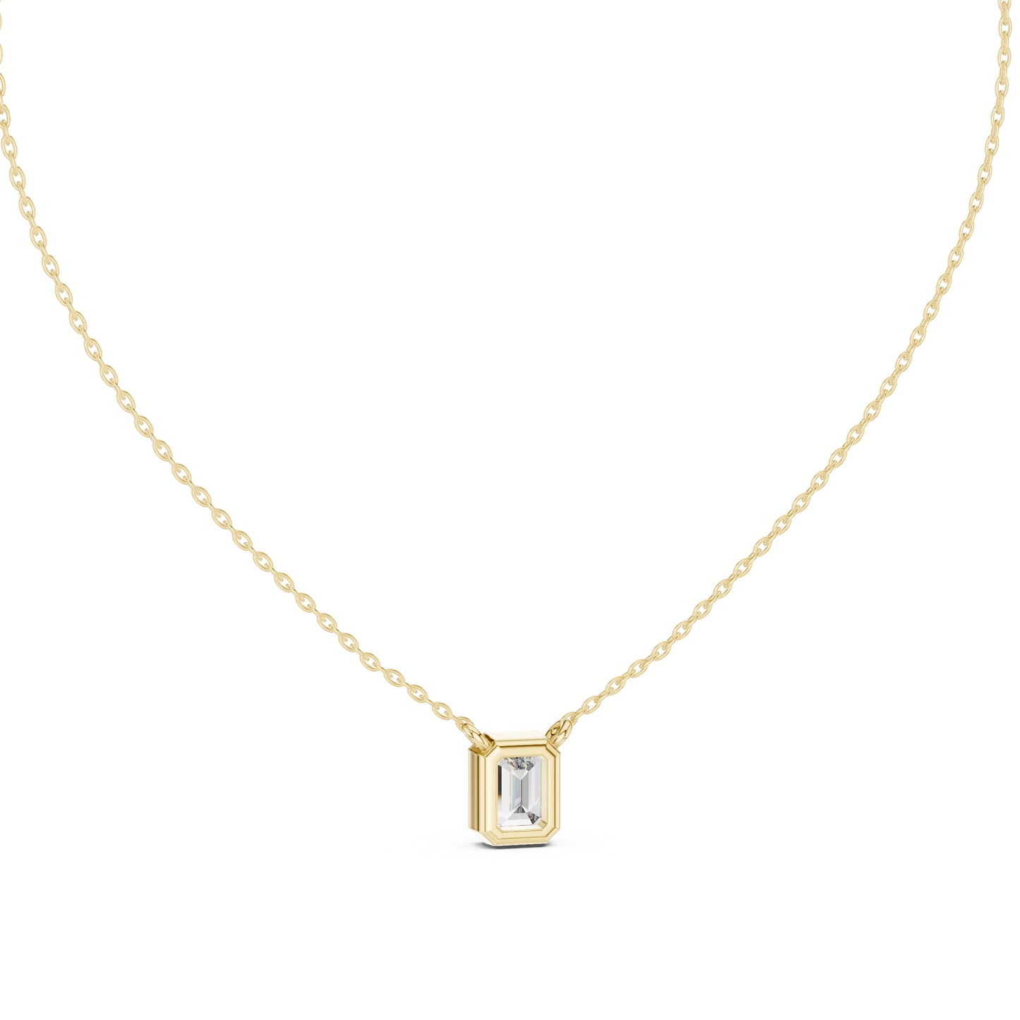14K Rose Gold Princess Lab-Grown Diamond Pendant for Women | Wedding Wear | Pure Carat