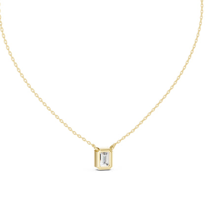 14K Rose Gold Princess Lab-Grown Diamond Pendant for Women | Wedding Wear | Pure Carat