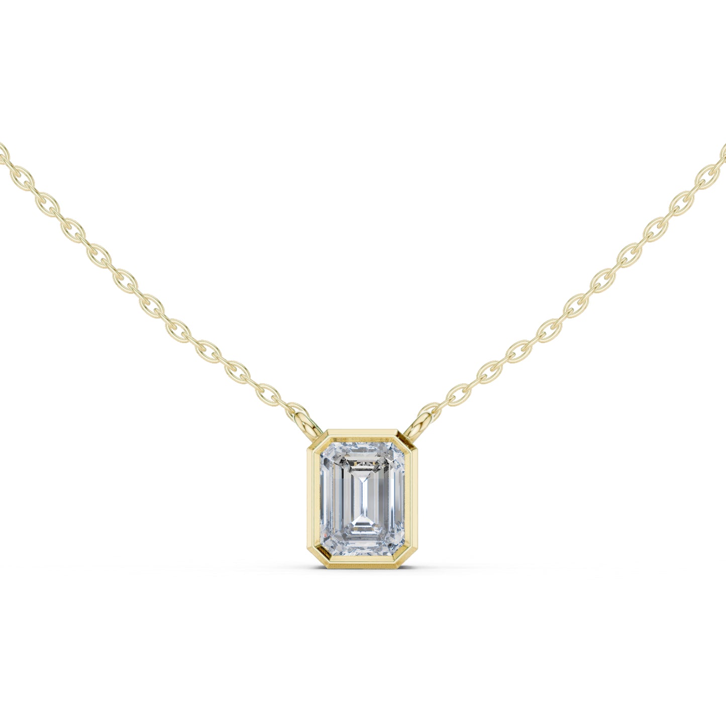 14K Rose Gold Princess Lab-Grown Diamond Pendant for Women | Wedding Wear | Pure Carat